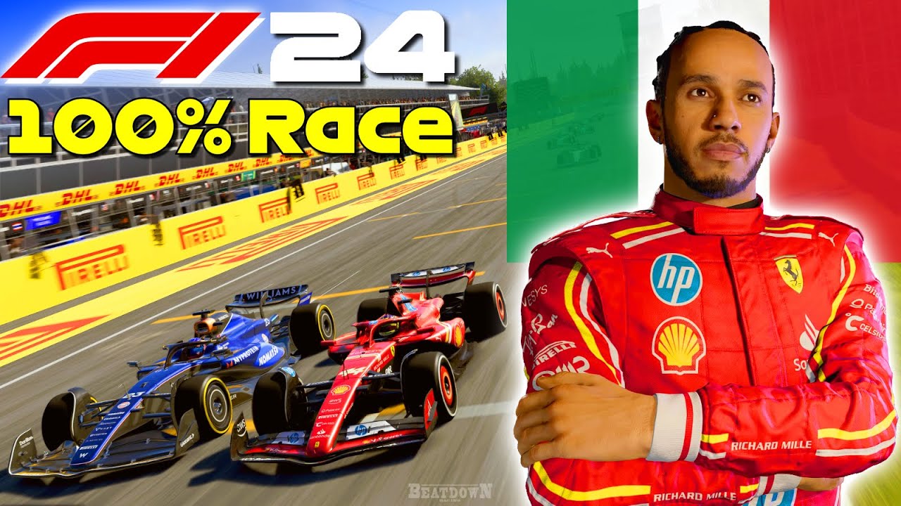 F1 24 - Hamilton Goes To Ferrari #15: 100% Race Monza