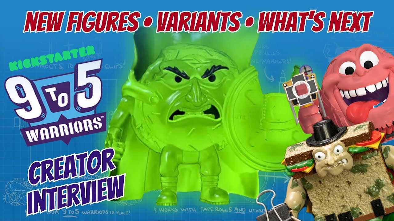 9 to 5 Warriors Figures Wave 2 | Creator Interview | What's Next
