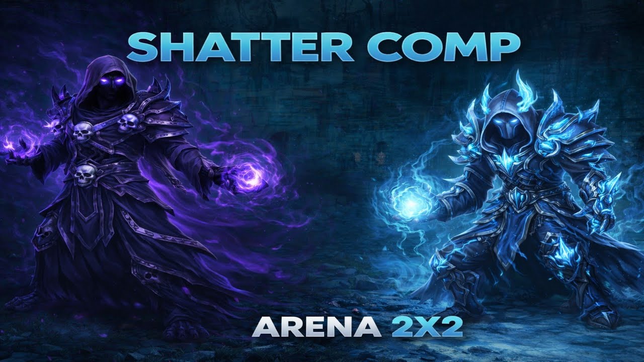 SHATTER COMP 2x2 NOGEAR 🤯 Frost Mage + Shadow Priest