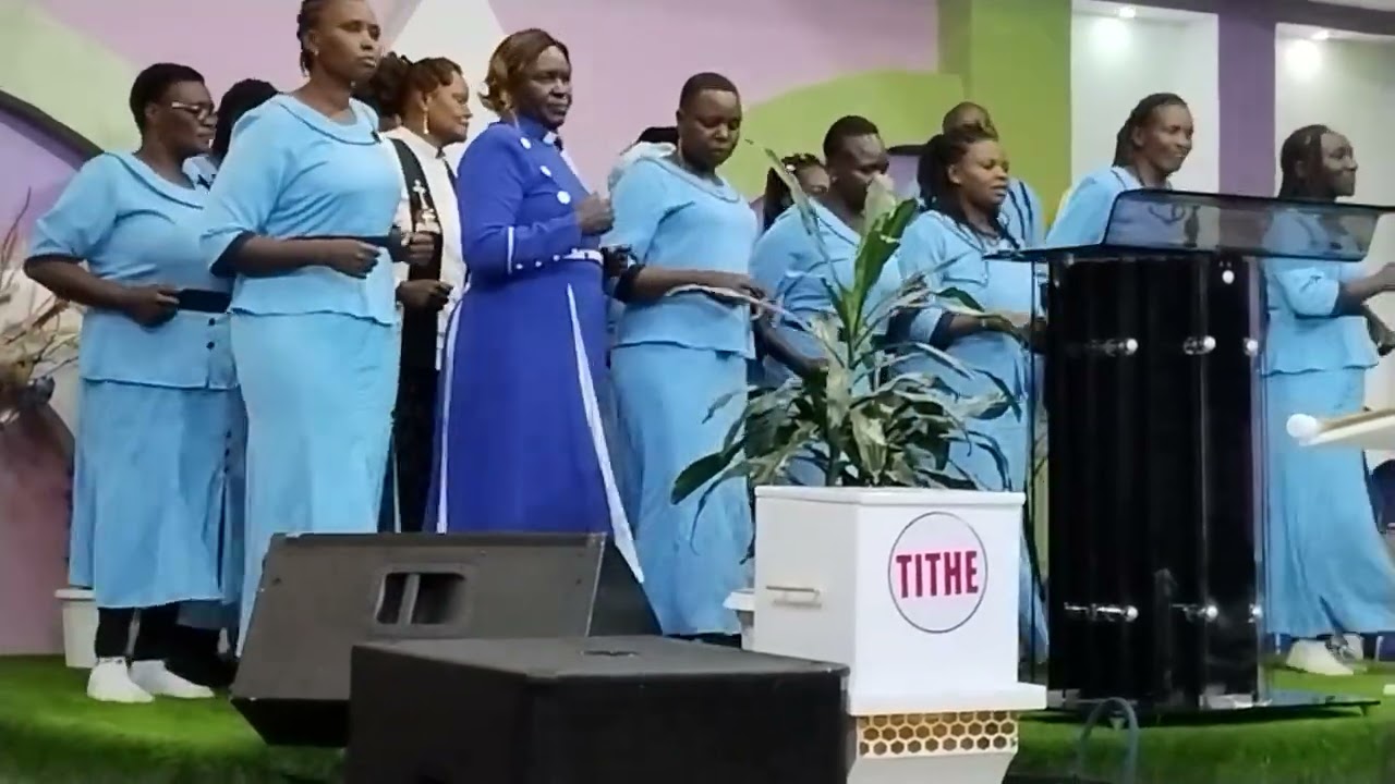CFF NYAHURURU CENTRAL CHURCH CHOIR MINISTERING AT CROSSOVER NIGHT.