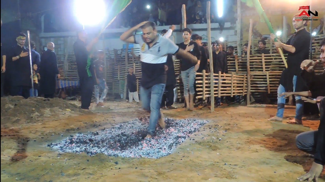 Aag per Matam ||9 Muharram Anjumane Hayderiya|| Azadari Nowgawan Sadat 2019