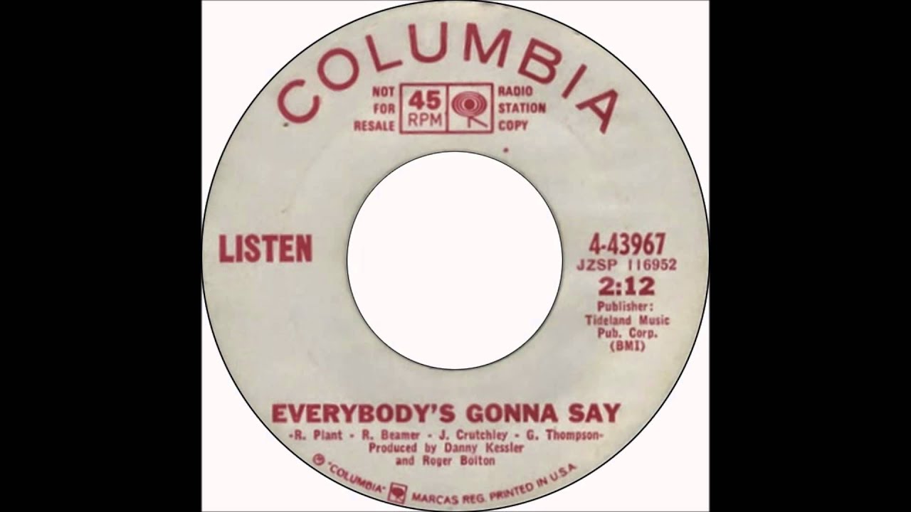 LISTEN Robert Plant - Everybody's Gonna Say