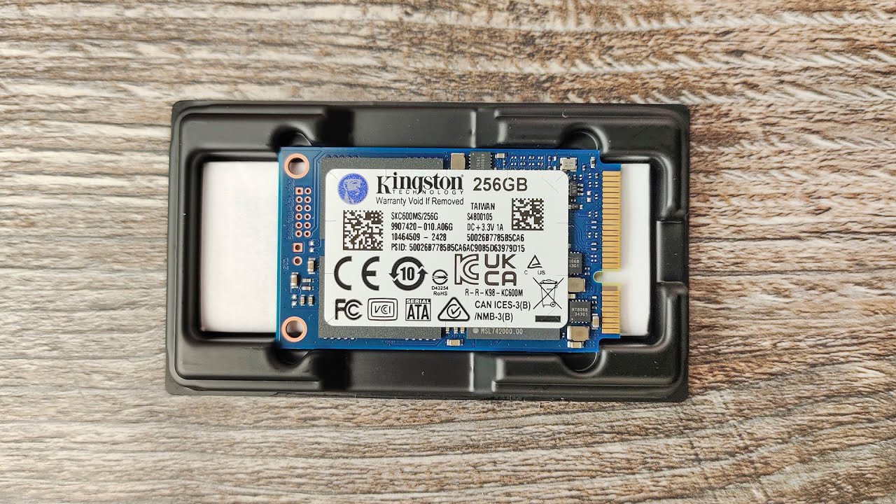 Обзор 256 ГБ mSATA накопителя Kingston KC600 SKC600MS 256G
