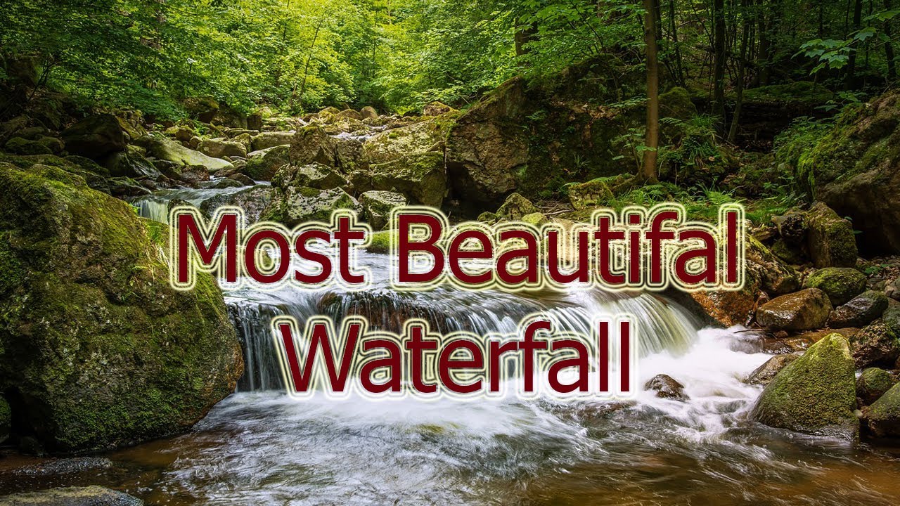 Most Beautifal Waterfall , Breath-taking View with BeautifulVideos