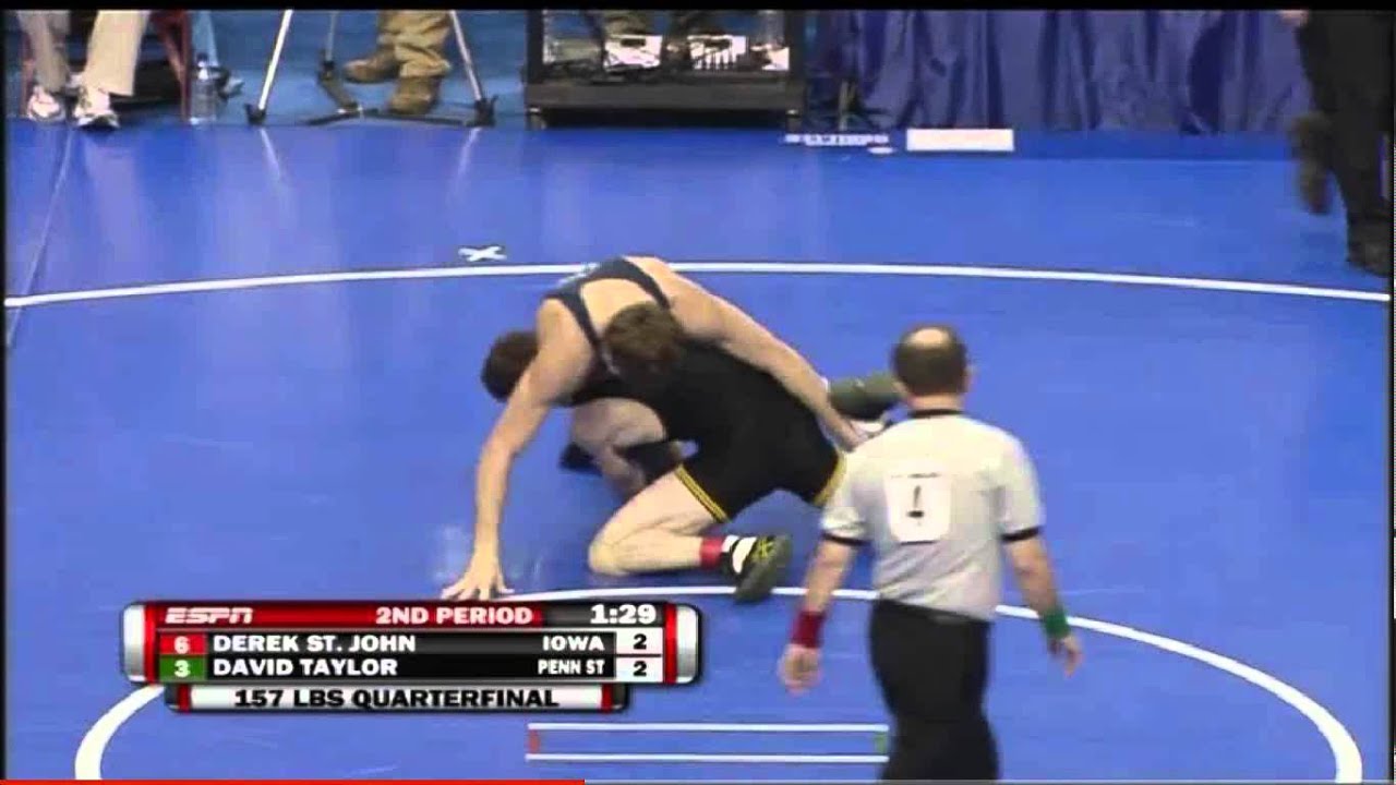 David Taylor vs Derek St. John 2011 NCAA Quarterfinals