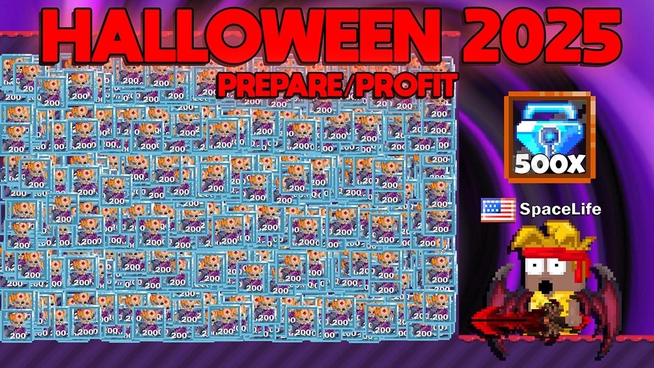 HOW TO PROFIT DURING HALLOWEEN 2025 IN GROWTOPIA!