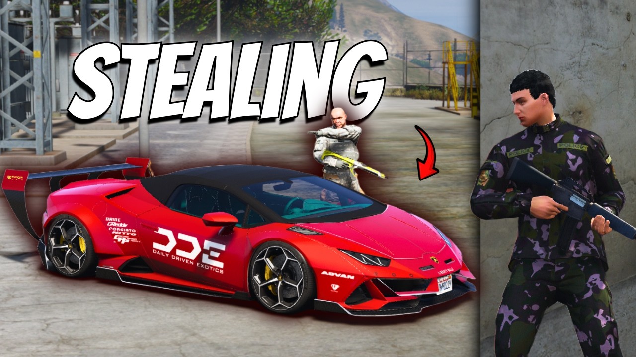I STOLE a $2,000,000 Lamborghini Huracan Prior Beast from CRIMINALS! (GTA 5 Police POV)