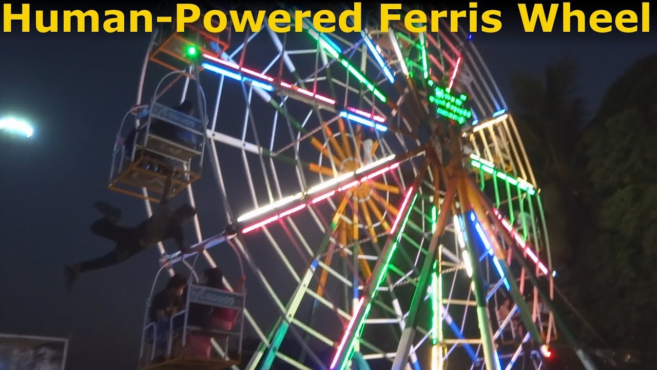 Myanmar's Human-Powered Ferris Wheel