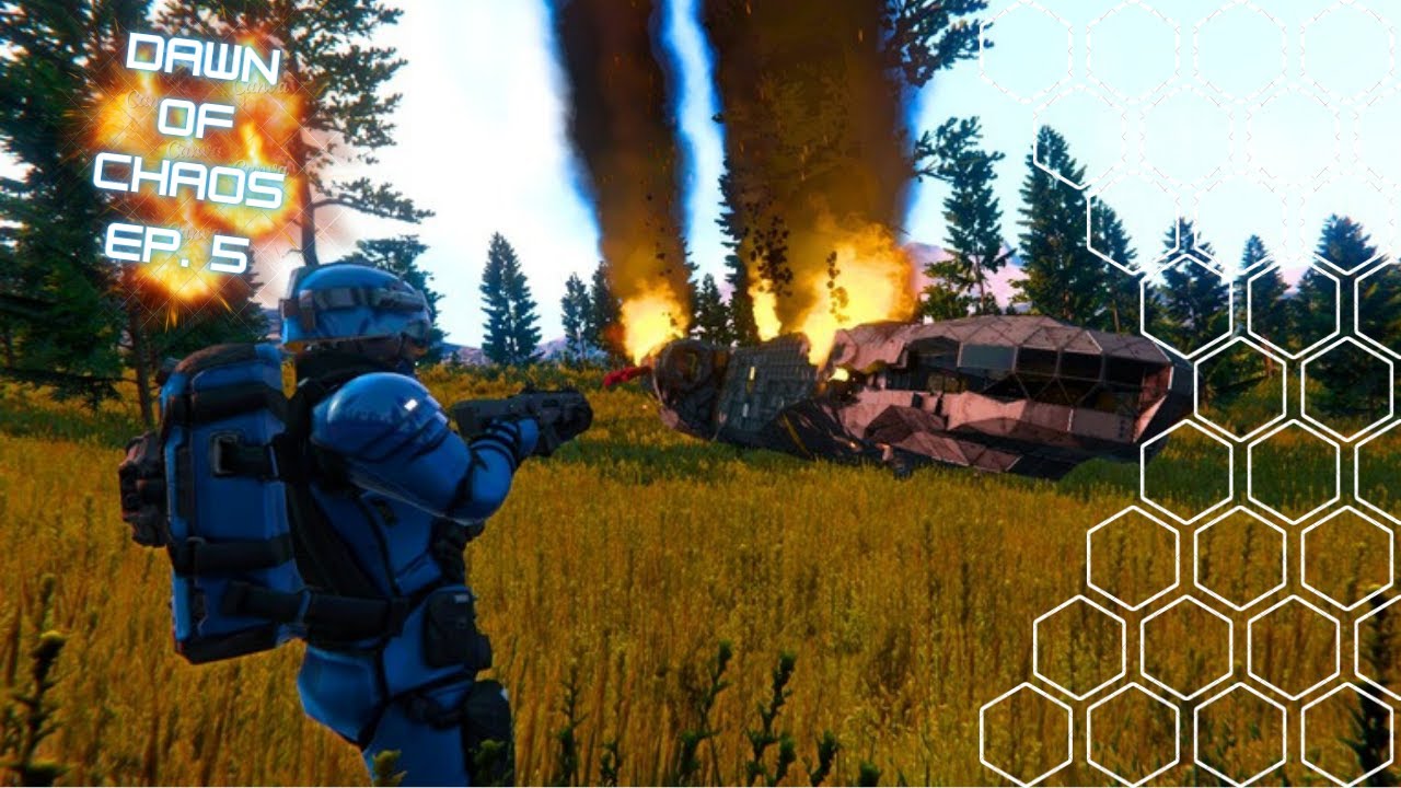 Gunship Down!!, Space Engineers Dawn of Chaos Ep. 5