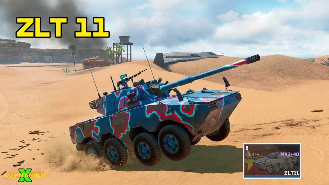 ZLT_11 Chinese 8x8 wheeled light tank | MWT tank Battles 