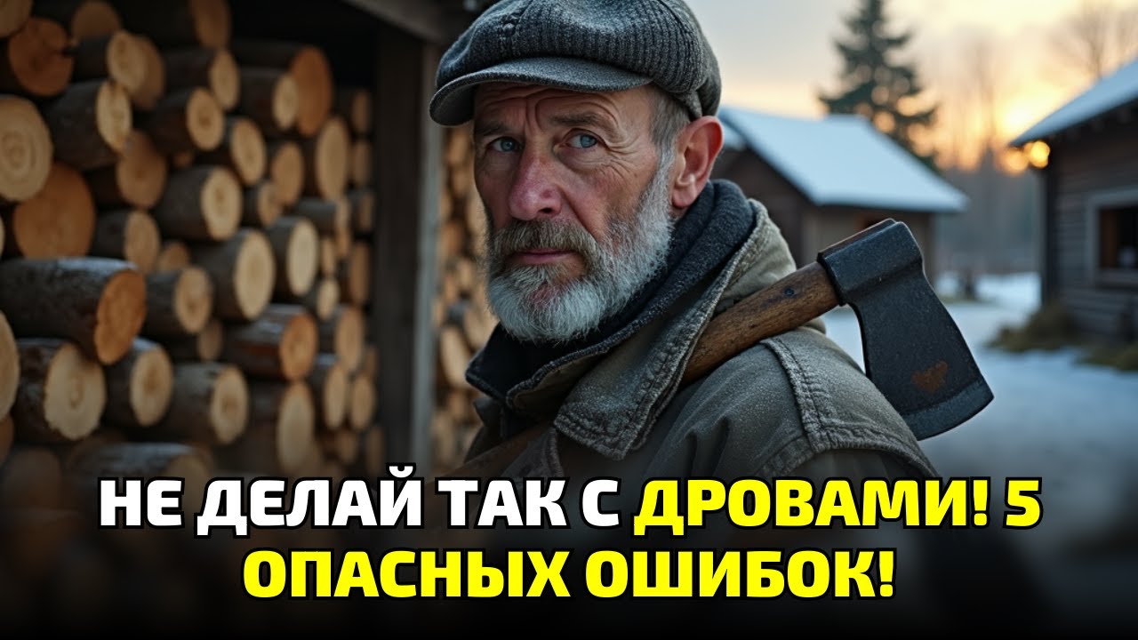 Так хранили дрова наши деды &mdash; и их печи горели жарче любых современных!