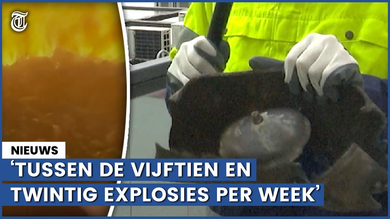 Bizar: lachgascilinder ontploft in Amsterdamse verbrandingsoven