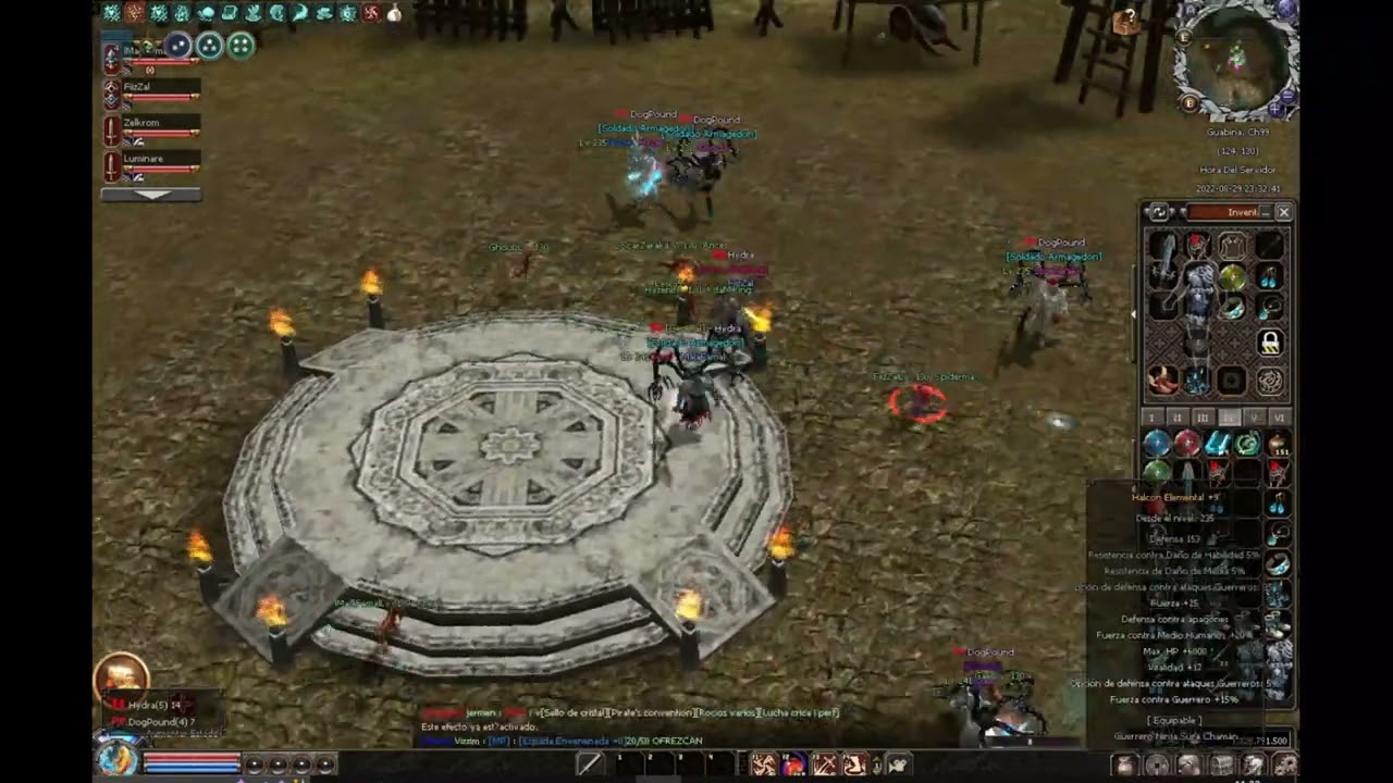 Guerra metin 2 guabina Hydra vs dogpound