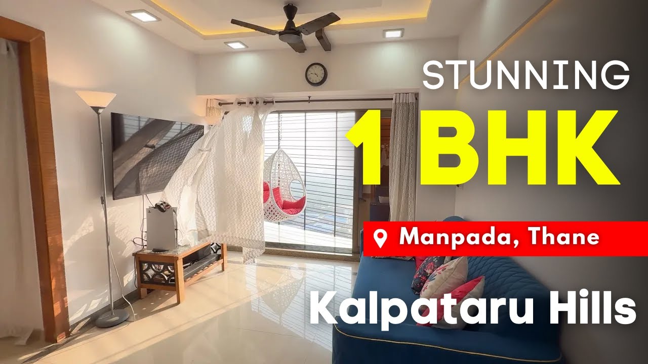 Stunning 1 BHK Flat For Sale In Kalpatru Hills | Manpada, Thane | Seamless Connectivity
