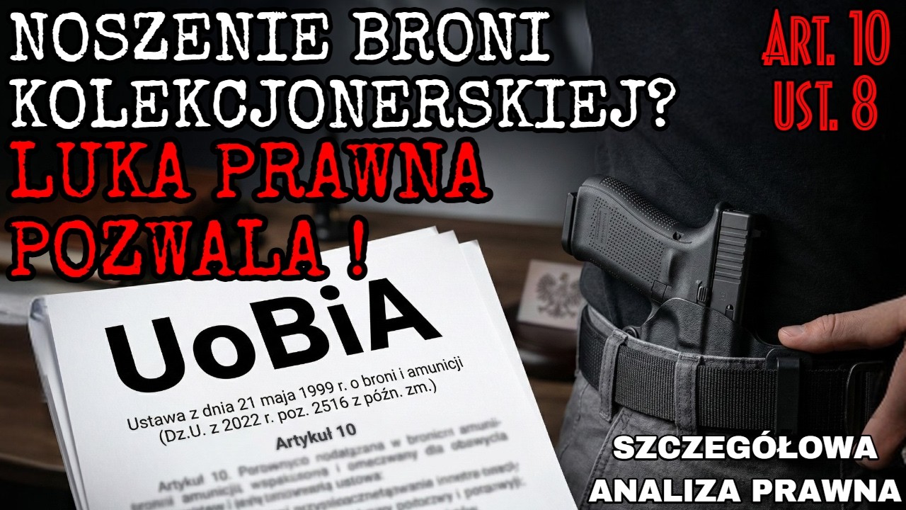 ZAKAZ BEZ KONSEKWENCJI - Jak NIE stracić pozwolenia nosząc ZAŁADOWANĄ broń do celów KOLEKCJONERSKICH