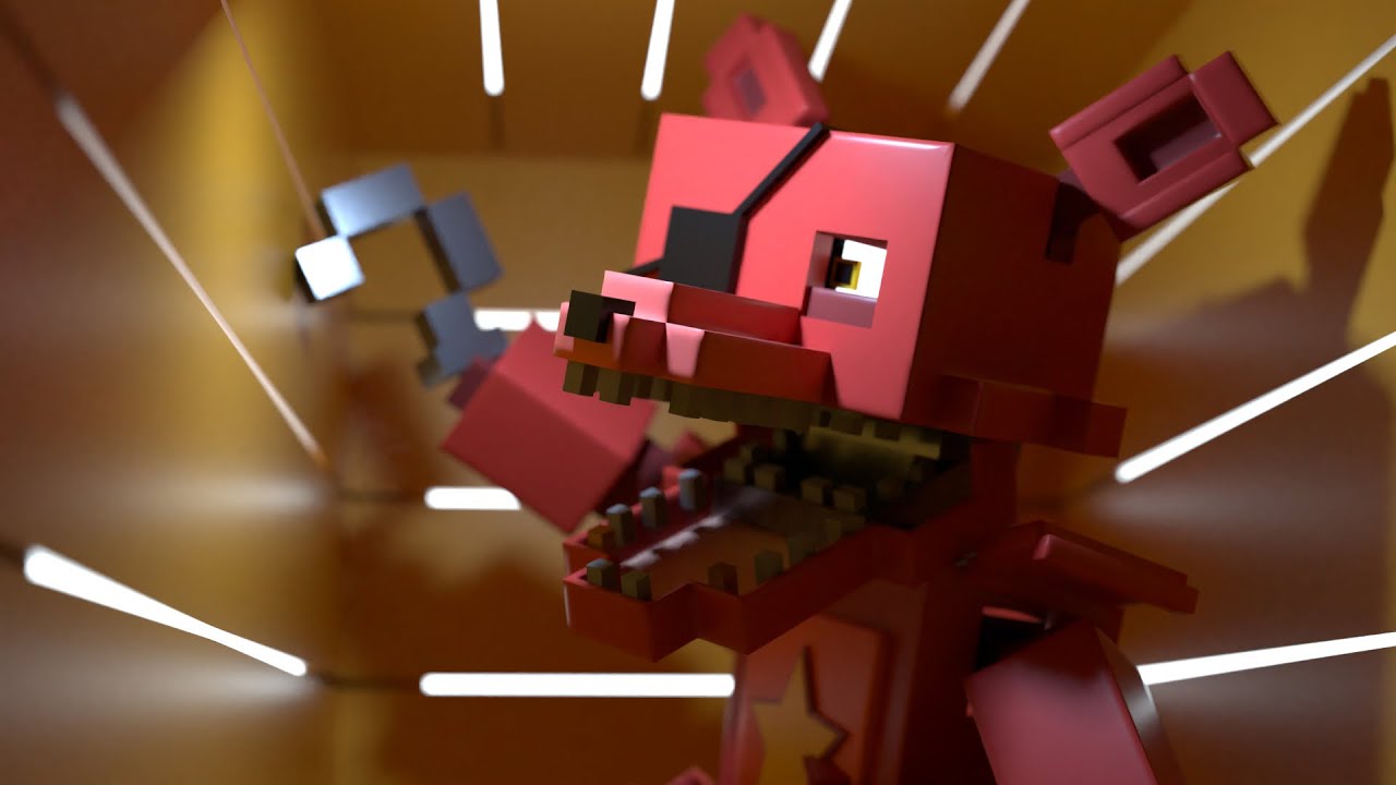 Minecraft FNAF Foxy gets trapped inside Freddy! (Minecraft Roleplay)