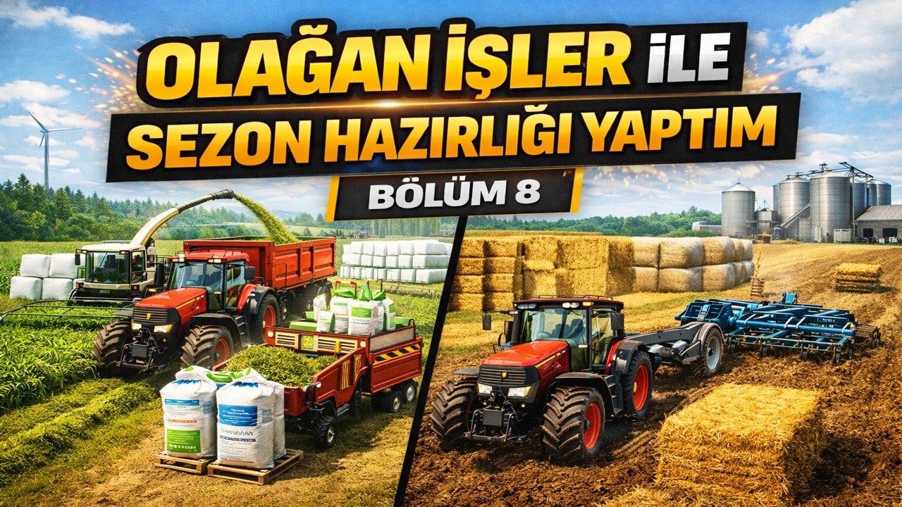 OLAĞAN İŞLER İLE YENİ SEZONA HAZIRLANDIM | FARMİNG SİMULATOR 22 | #8 |  Simulator TV