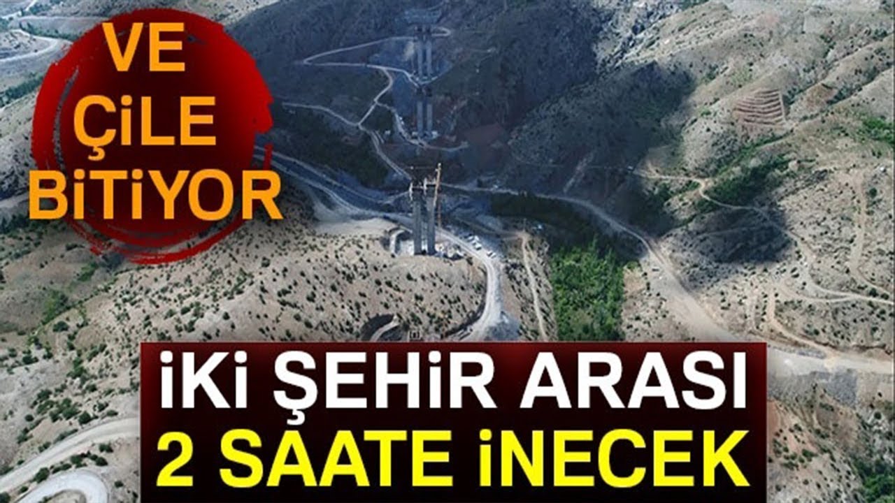 Türkiye’nin En Yüksek Ayaklı “Eyiste Viyadüğü” Havadan Görüntülendi