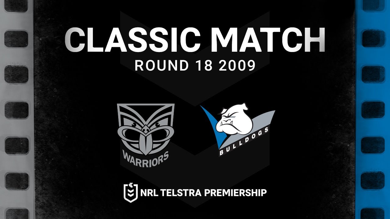 A winner in the final minutes | Warriors v Bulldogs Round 18, 2009 | Classic Match Replay | NRL