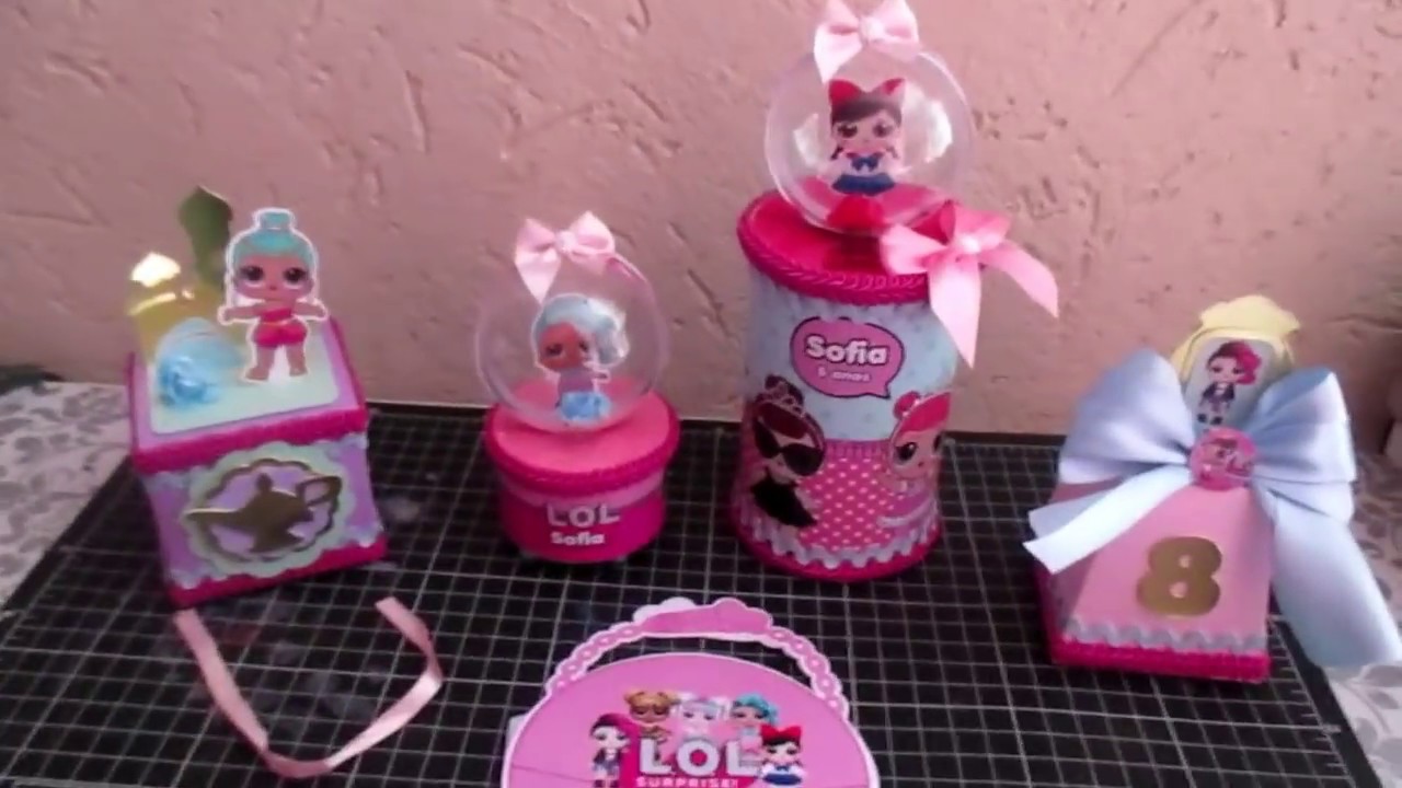 Preparativos Festa Lol Surprise #Sofia 8 anos