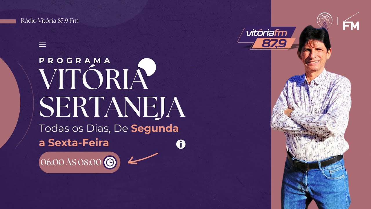 AO VIVO | Programa Vitória Sertaneja  | Com Nando Silva