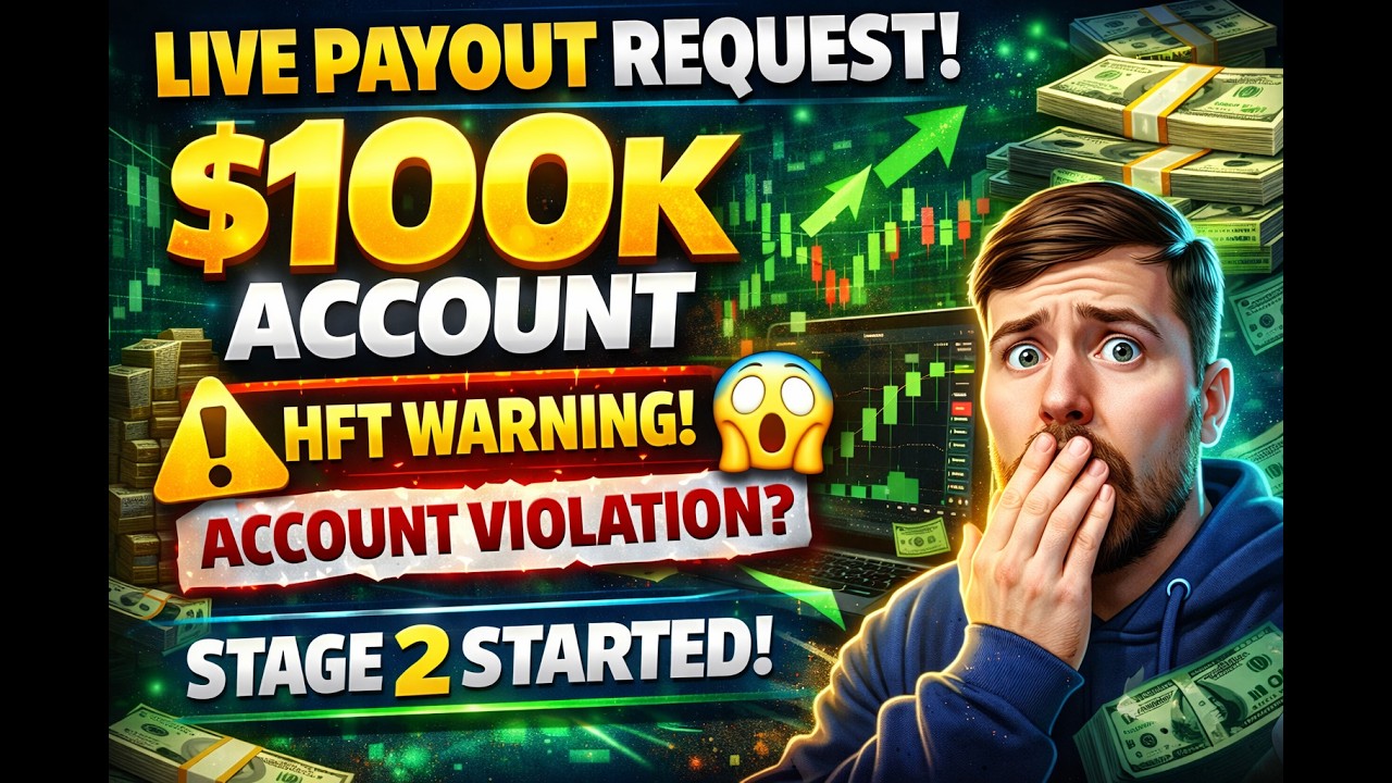 Live Payout Request | The Funded Rooms | HFT Warning | Account Violation | $100k Stage 2 Started