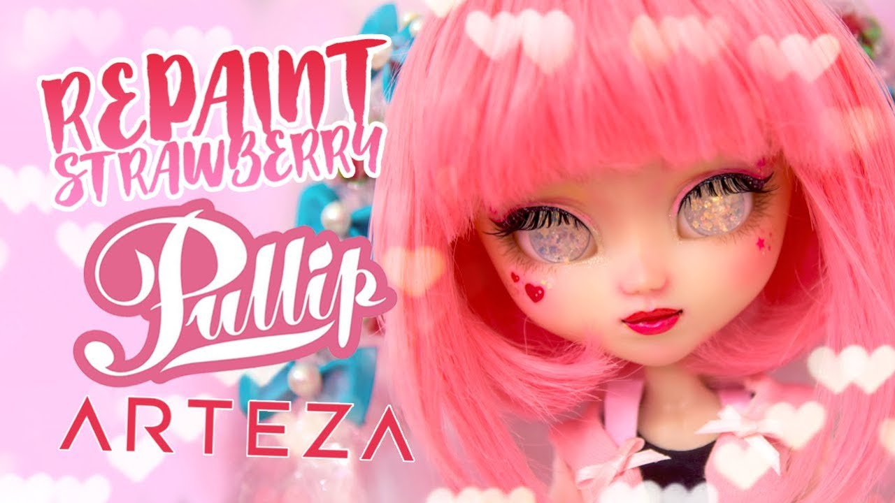 REPAINT Pullip Strawberry Girl with ARTEZA products ☽ Moonlight Jewel ☾