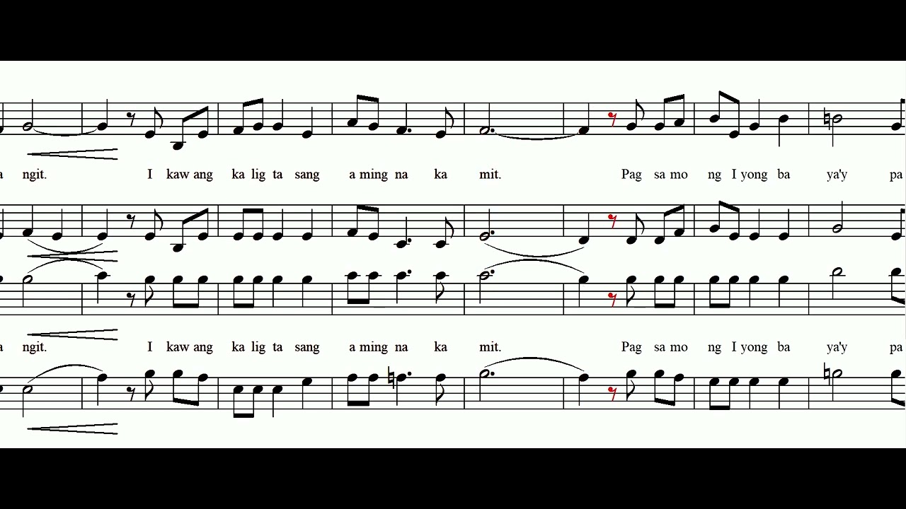 Ikaw ang Alak at Tinapay SATB