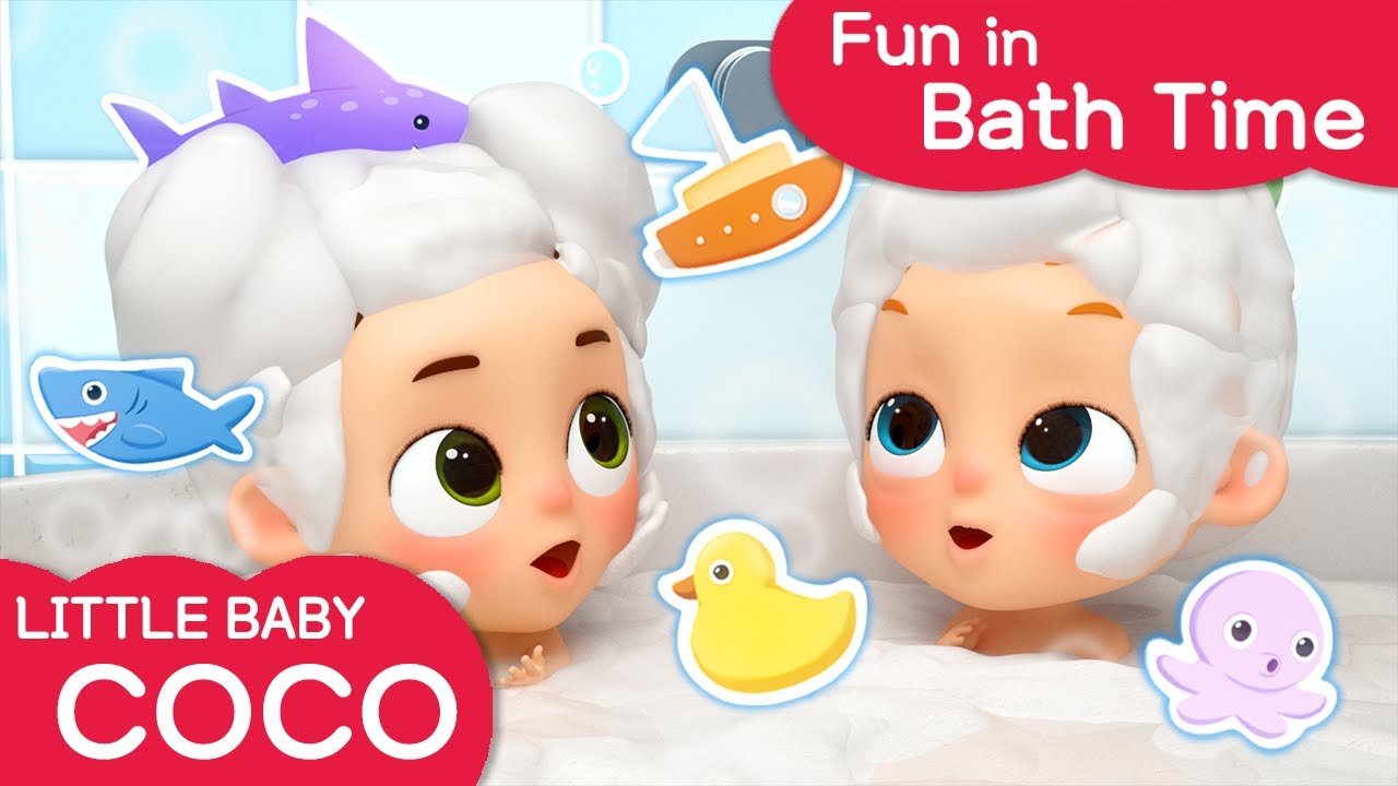 [Littlebaby COCO] 🧼Fun in Bath Time🛀 | Preschool Song🎶 | So Clean🚿 | Bubble Bubble✨
