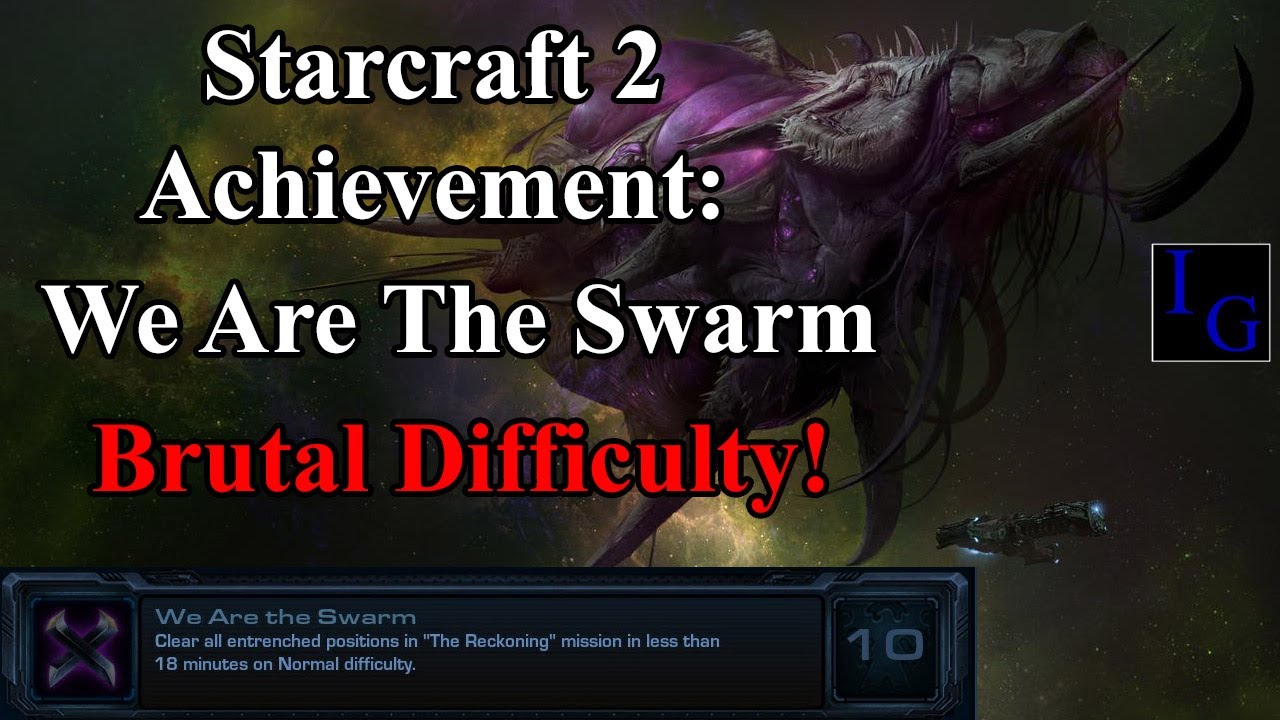 We Are The Swarm Achievement | BRUTAL Walkthrough Guide With Commentary Starcraft 2 SC2 Achieve HotS