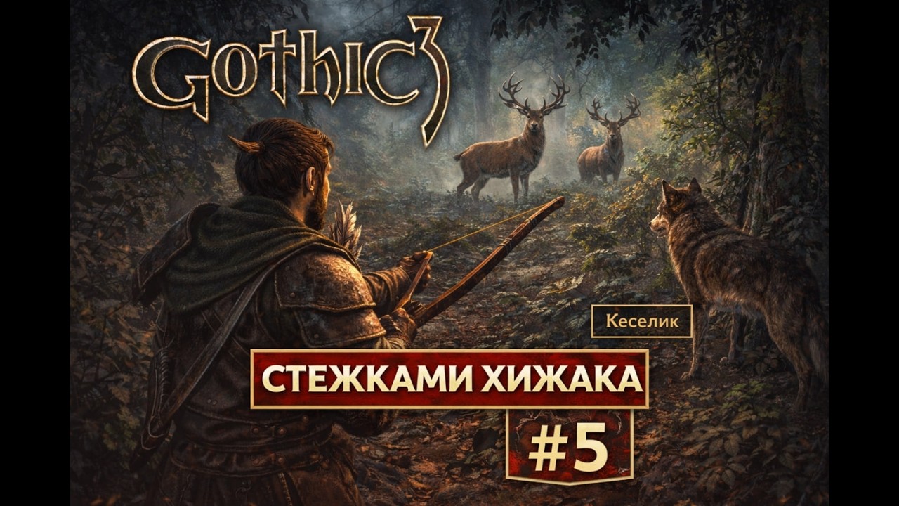 🔥 Gothic 3 | Проходження Українською | Серія 5 — Стежками Хижака!