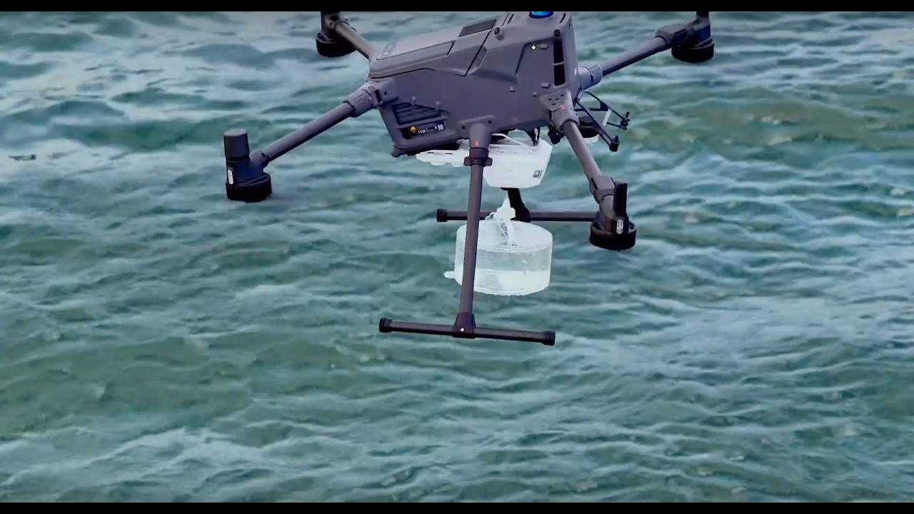 Speedip V2 & DJI M350/M300 Water Sampling Solution
