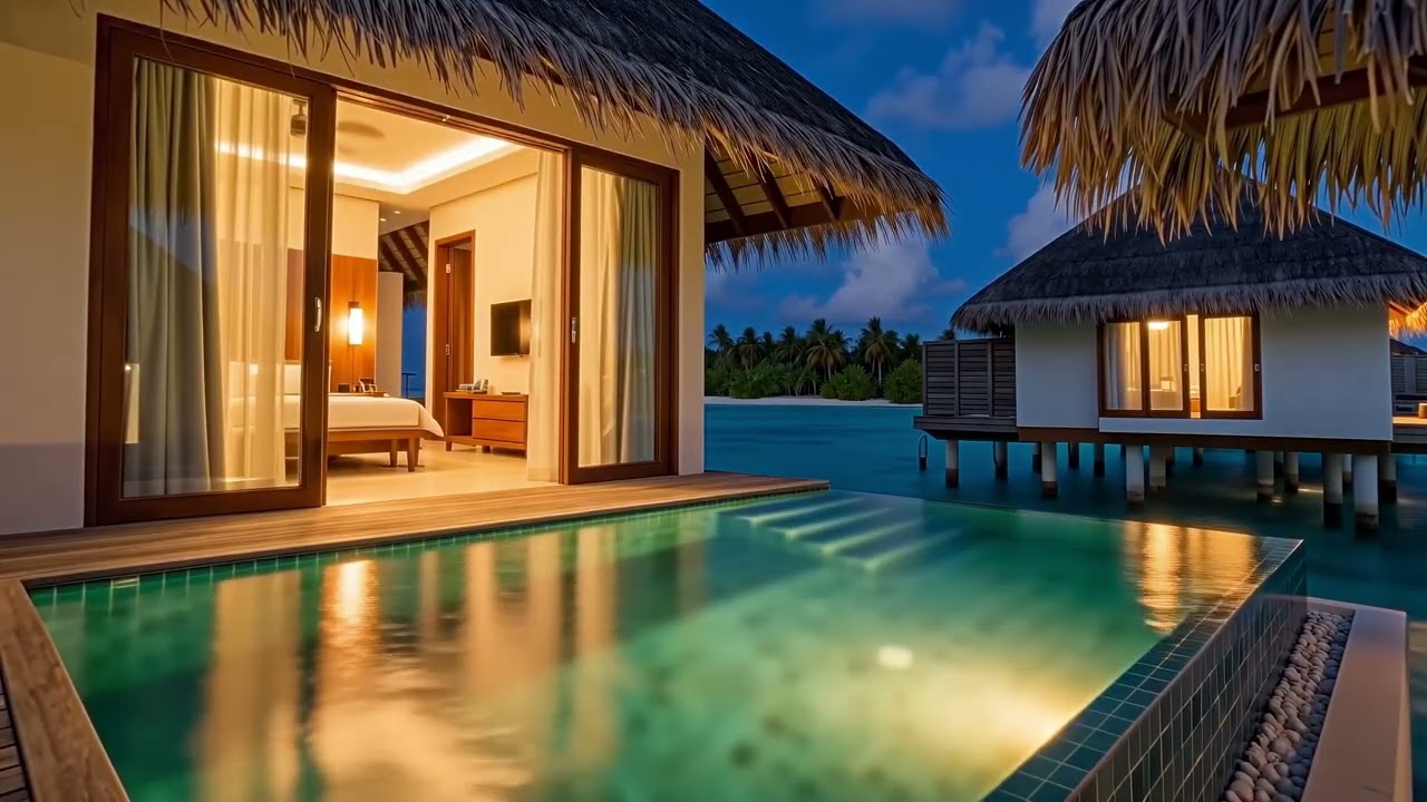 Relaxing luxury water/pool ambience