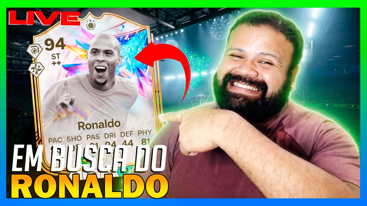 🎮⚽🔥LIVE EAFC26 - TEREMOS QUE ARISCAR NA FUT CHAMPIONS PARA GANHAR O RONALDO.