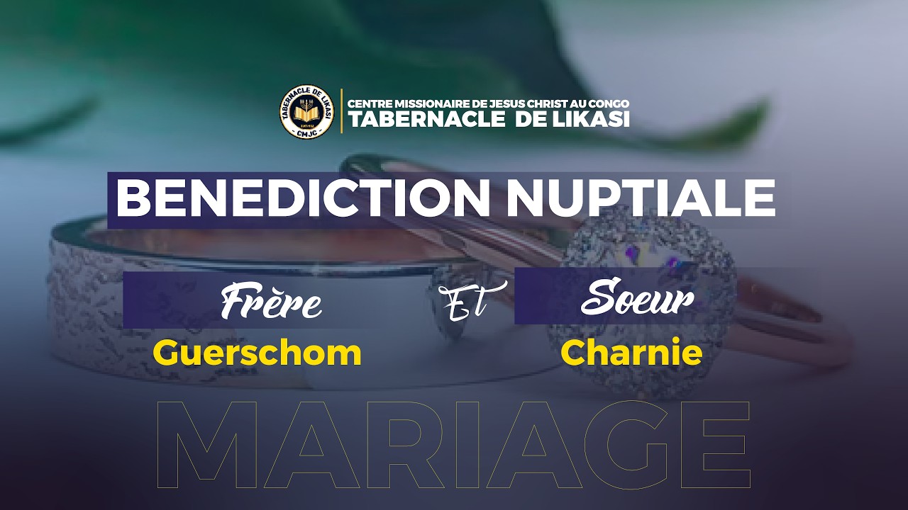 2026_03_07_Samedi_Bénédiction nuptiale du Fr Guerschom KANDEMBI et la Sr Charnie MUKANDILO_Fr