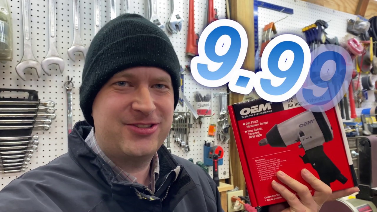 Cheapest Impact on Amazon $9.99 for OEM Tools 1/2” Air Impact