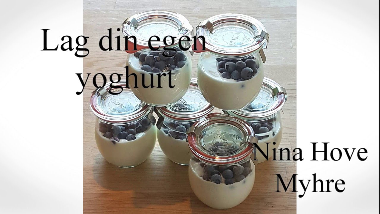 Slik lager du din egen yoghurt