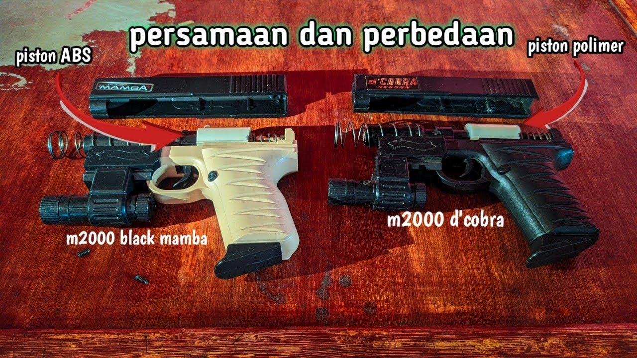 m2000 dcobra vs m2000 black mamba [persamaan dan perbedaan]
