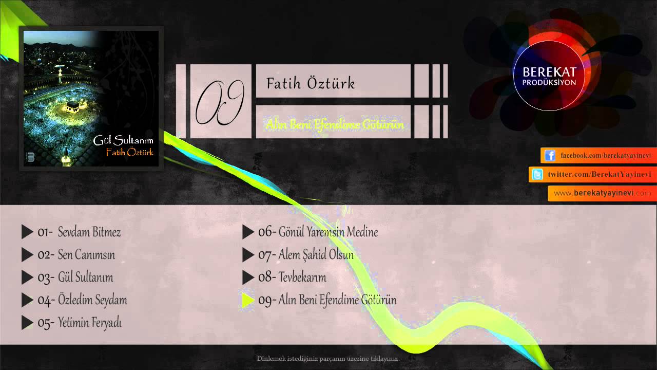 Alın Beni Efendime Götürün - Fatih Öztürk