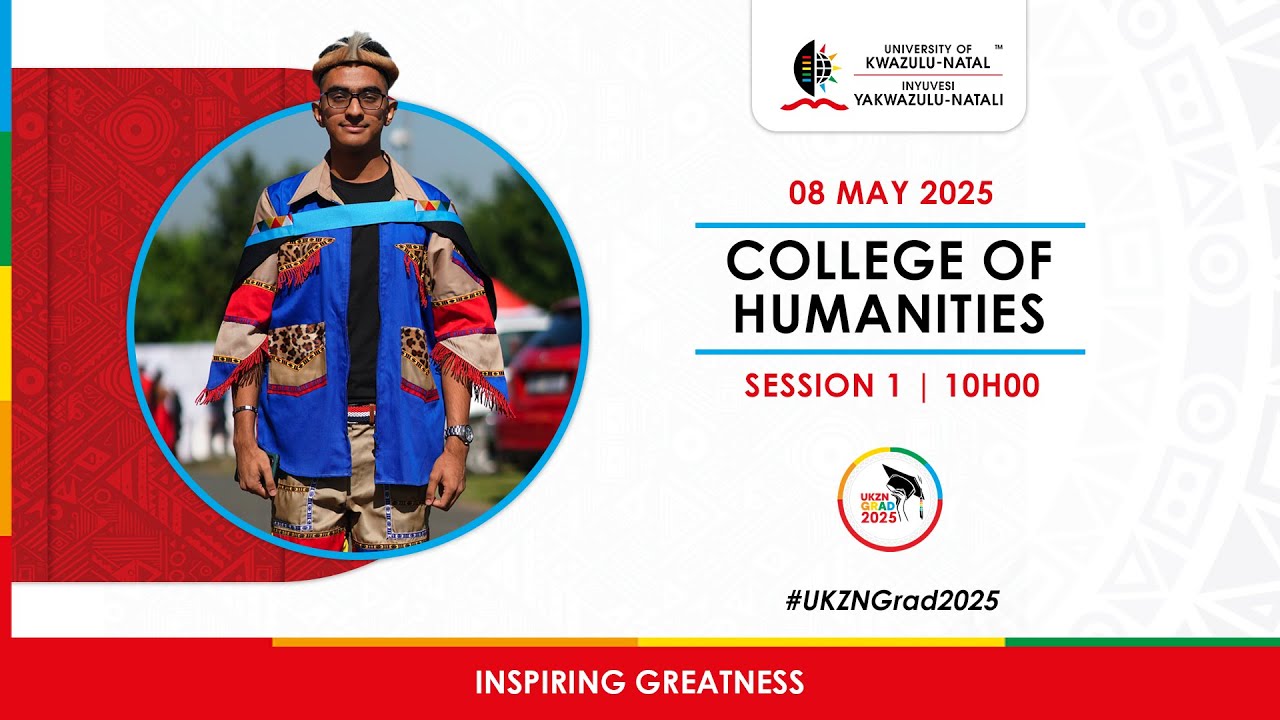 College of Humanities | 8 May 2025 | Session 1 10H00
