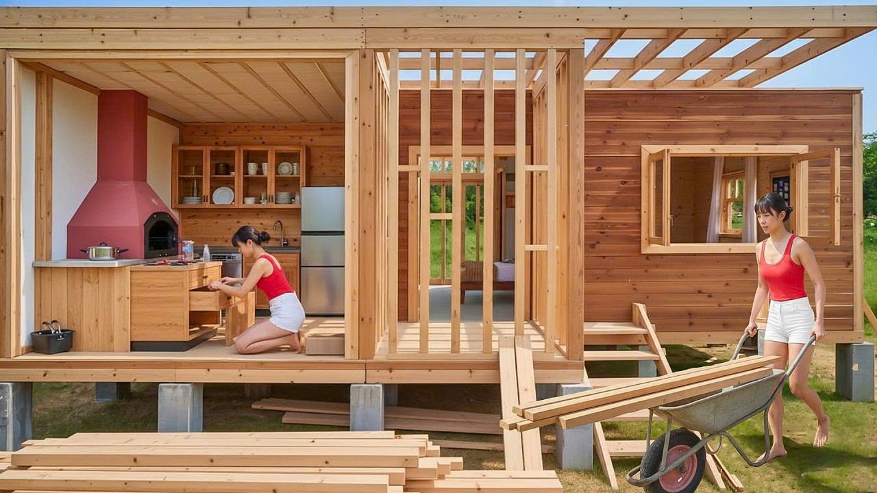 Unemployed Girl Proves Everyone Wrong by Building Her Dream House Alone in 152 Days