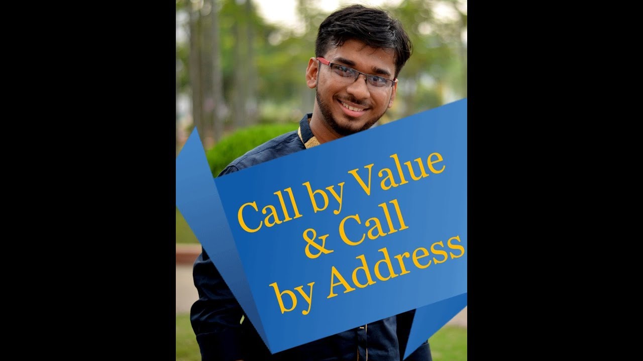 Call by Value & Call by Address in 