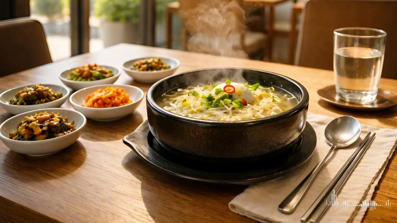 Hotel Nearby Breakfast | 호텔근처 아침밥 콩나물국 감성 모닝무드