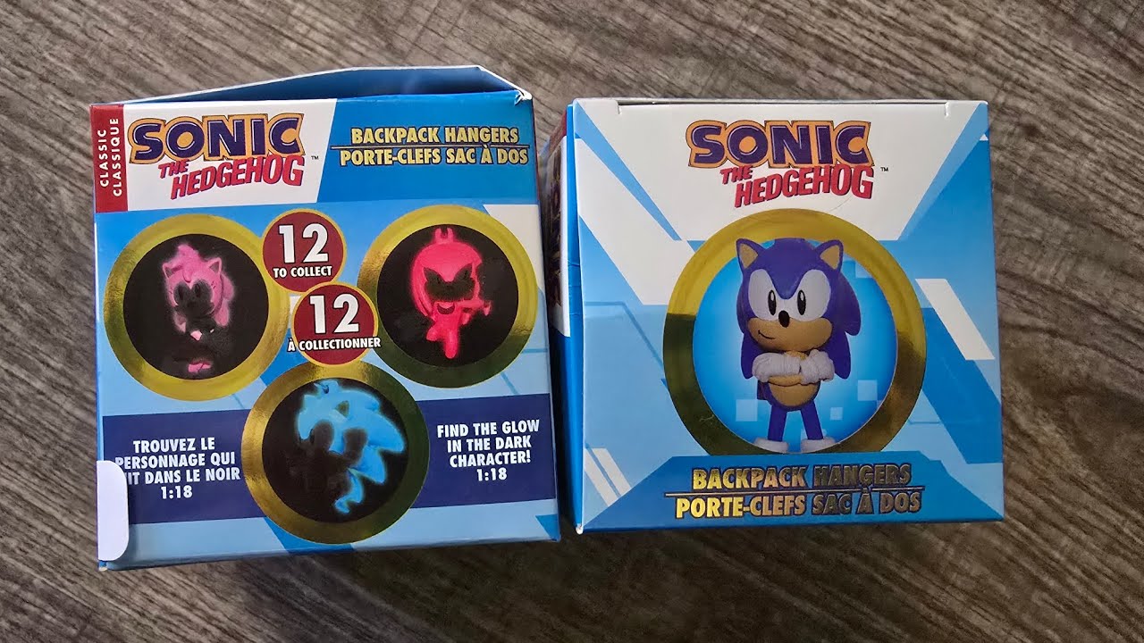Sonic the Hedgehog Blind boxes and Cybercels