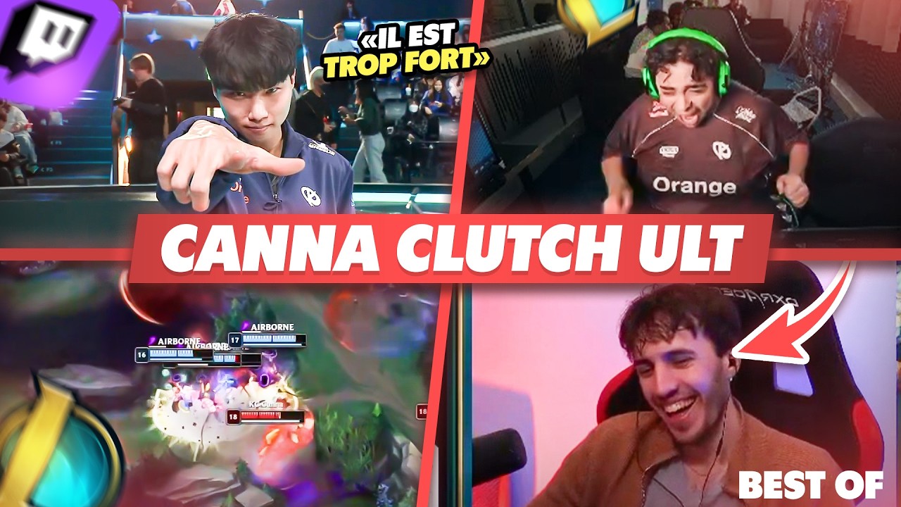 CANNA FAIT CRIER KAMETO AVEC CE CLUTCH ULTI, CHREAK PARLE DE ZYB NISQY - Best Of LoL #1306 Réactions