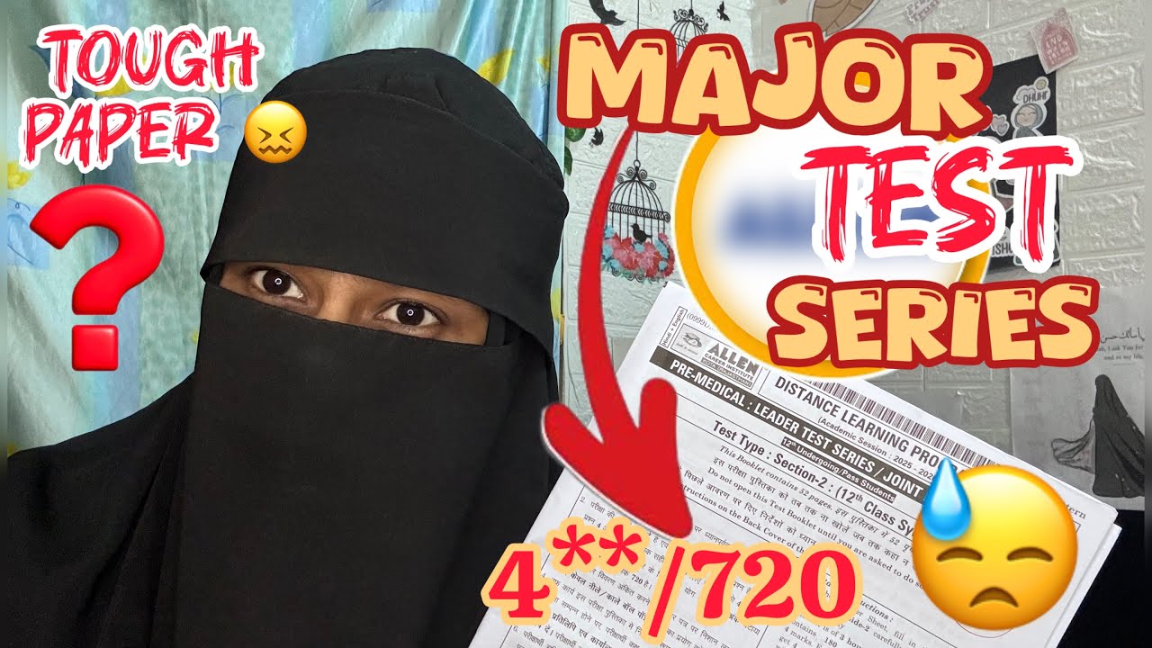 Score In *ALLEN* Major Test Series ??/720😓💔 | Reality Check Of NEET Aspirants🧑‍⚕️