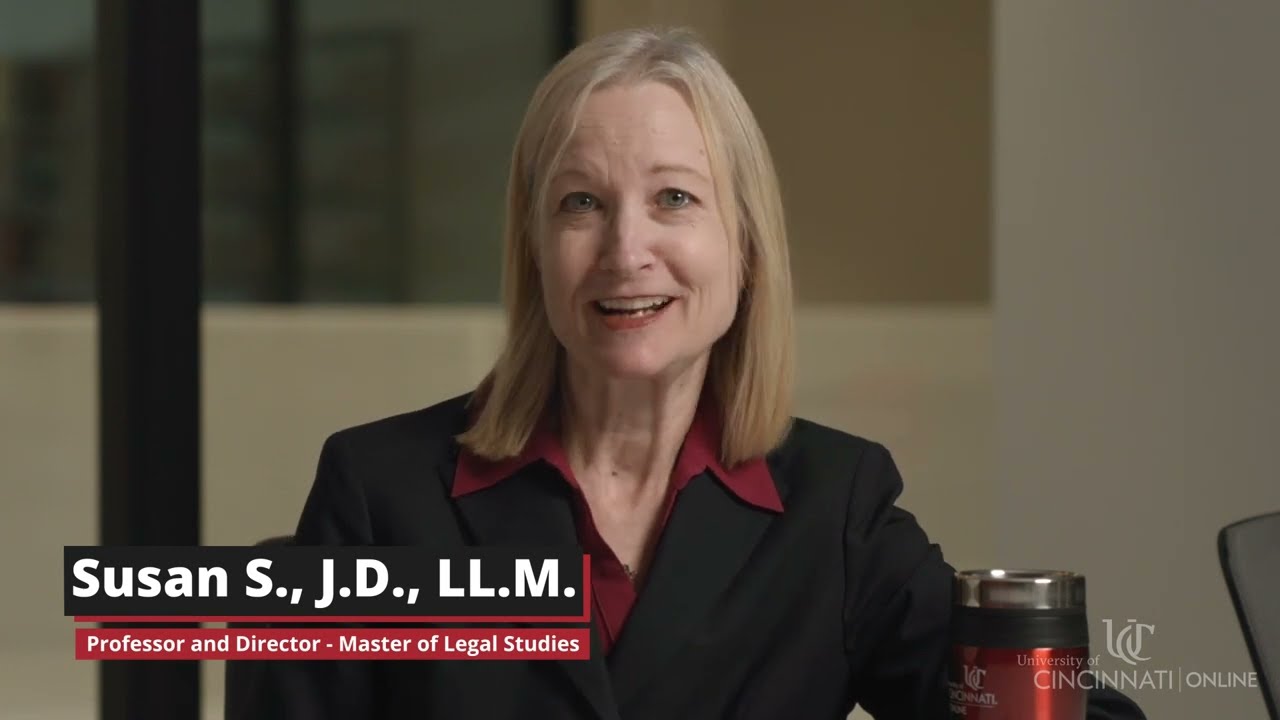 Master of Legal Studies program with the University of Cincinnati Online