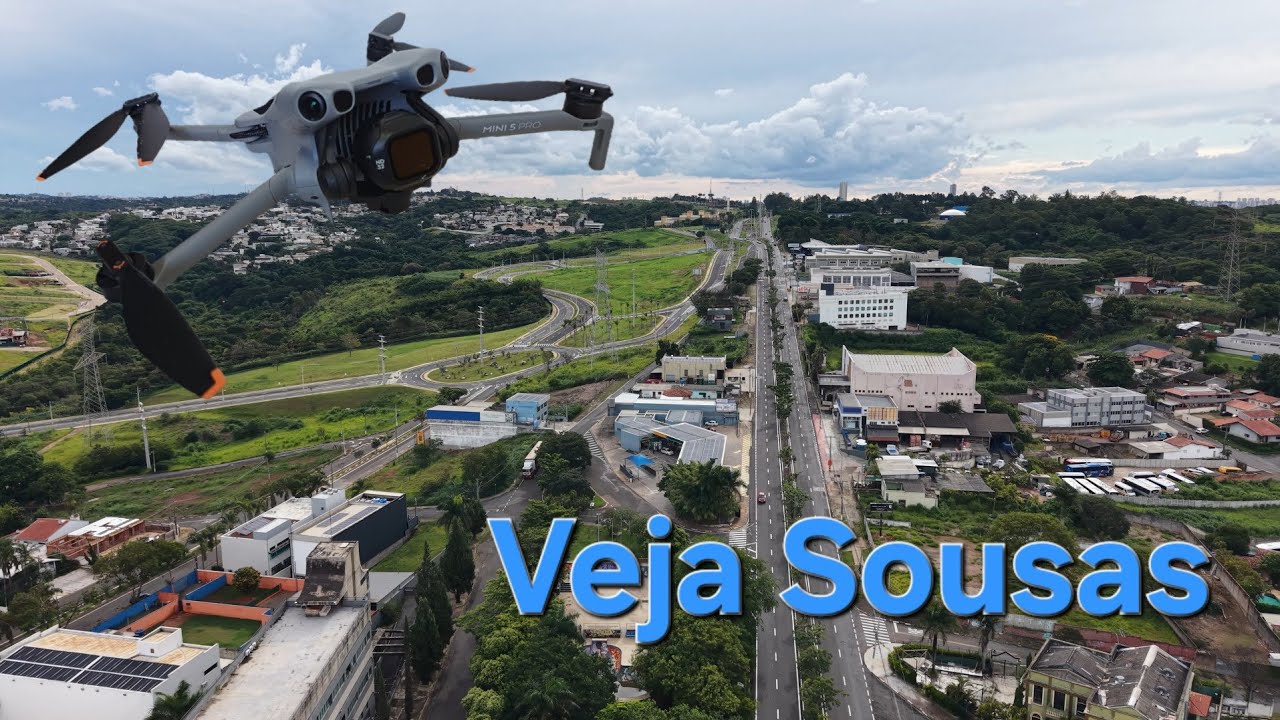 VEJA SOUSAS POR DRONE Dji Mini 5 pró 
