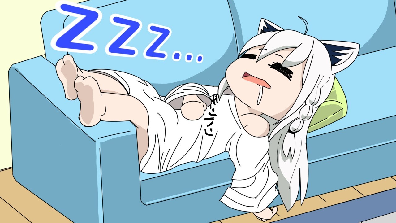 Fubuki sloppy at home【Hololive Animation｜Eng sub】