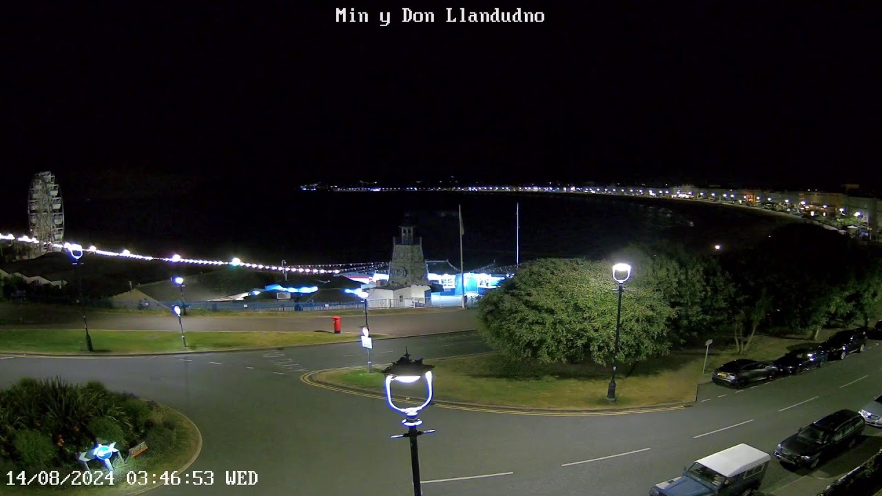 Llandudno North Parade from Min y Don Guest House